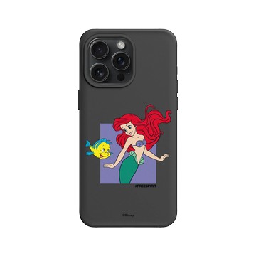 iPhone 15 Pro Max SolidX 黑 - 迪士尼-公主系列 Disney Princess - 公主專屬系列-小美人魚 愛麗兒