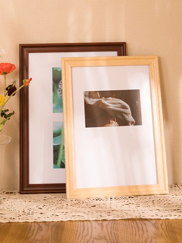 相框*復古大畫框掛墻相框裝裱A3海報4k相框24素描外框畫框定制任意尺寸 雙十二特惠