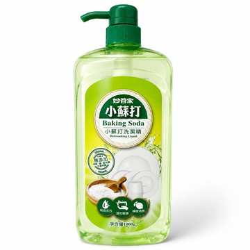 妙管家小蘇打洗潔精 1000ML/瓶 洗碗精 餐盤洗淨 *健人館*
