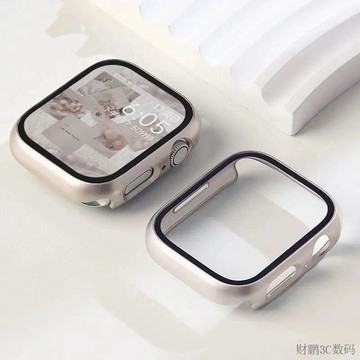 臺灣-出貨🔥適用蘋果 S10/46MM 手錶鋼化高清殼一體 WatchS9 保護殼 s10 手錶保護殼