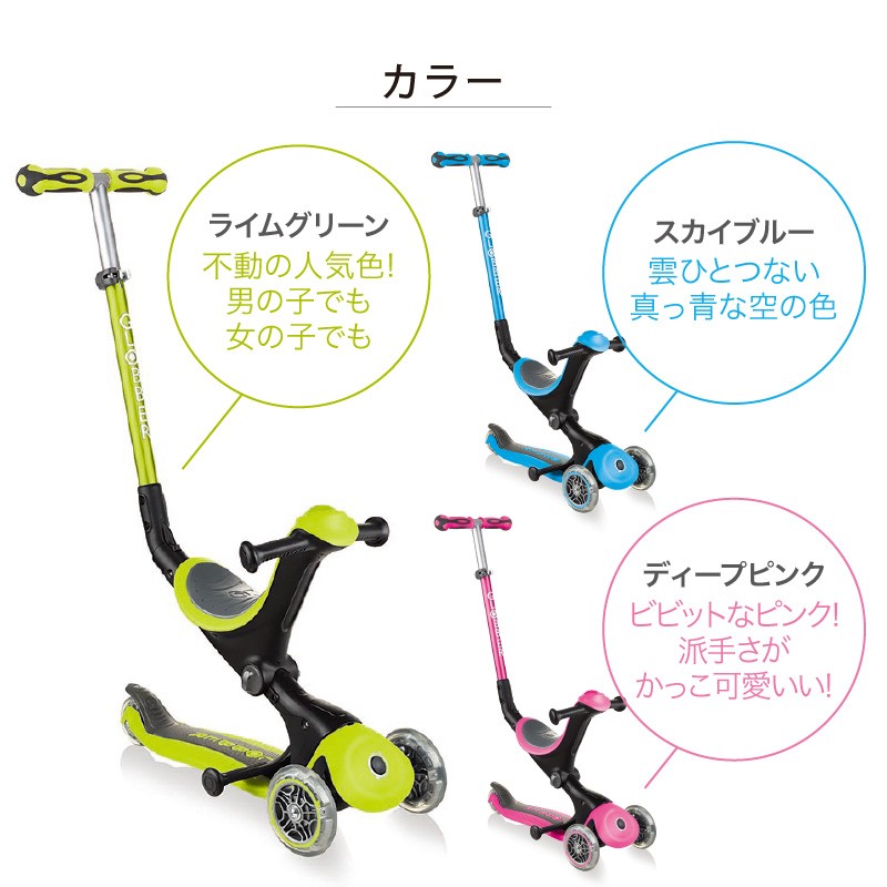 GLOBBER グロッバー ゴーアップ キックスクーター ウォークバイク 3WAY