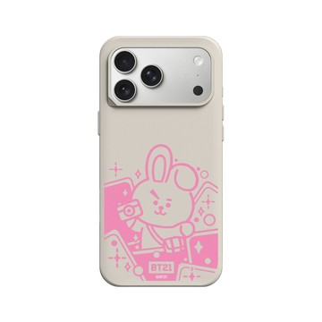 iPhone 17 Pro Max SolidX 貝殼灰 - BT21 - Monochrome COOKY