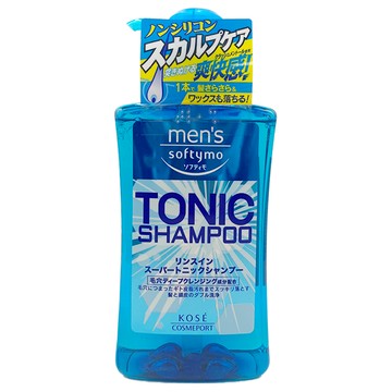 KOSE 高絲 softymo 絲芙蒂 TONIC清爽薄荷洗髮精 550ml  清潔頭皮、控油、蓬鬆  1瓶