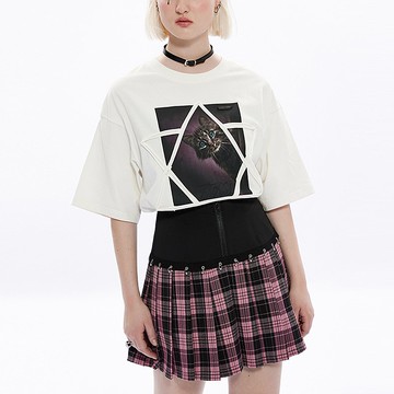 龐克靈藥蘇格蘭紋迷你裙 / *新增大尺碼*