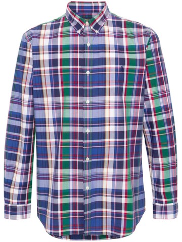 Polo Ralph Lauren - check-pattern long-sleeve shirt - men - Elastane/Cotton - S - Blue