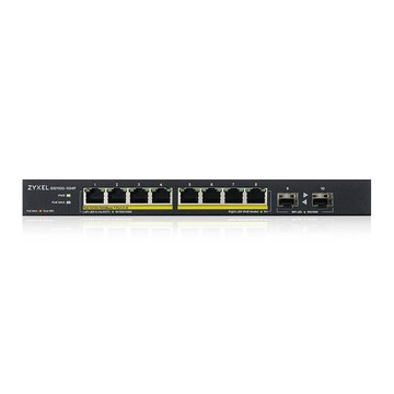 Zyxel GS1100-10HP 8埠Gigabit無網管型網路交換器 100/1000 Mbps 昌運監視器