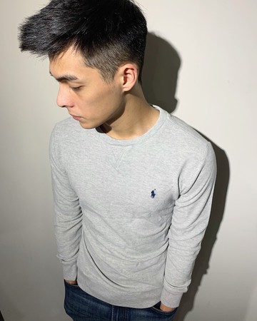 美國百分百【全新真品】Ralph Lauren T恤 RL 長袖 大學T 小馬 網眼 上衣 XS S號 灰色 I973