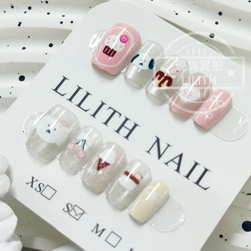 可隔日到貨！狗狗派對 貓眼穿戴甲 可拆卸顯白百搭光療穿戴甲 美甲貼片 美甲穿戴甲 甲片 假指甲 指甲貼