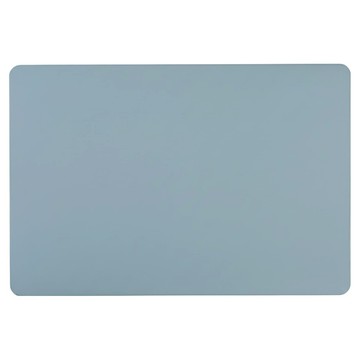 小麥購物 北歐簡約風防油防水皮革隔熱餐墊4件組 L956  1組  45 x 30cm  藍色