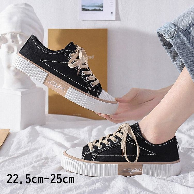 スニーカー レディース スニーカー インソール靴 フラットシューズ カジュアルシューズ レディース 大人 おしゃれスニーカー 無地 スニーカー キャンバス 通販 Lineポイント最大0 5 Get Lineショッピング