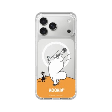 iPhone 17 Pro Max ClearX (MagSafe 兼容) 晶透白 - Moomin - 倒立看世界