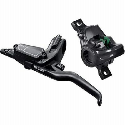 Magura MT C4 ディスク ブレーキとレバー - リア、油圧、2 ピストン、ポスト マウント、ブラック並行輸入