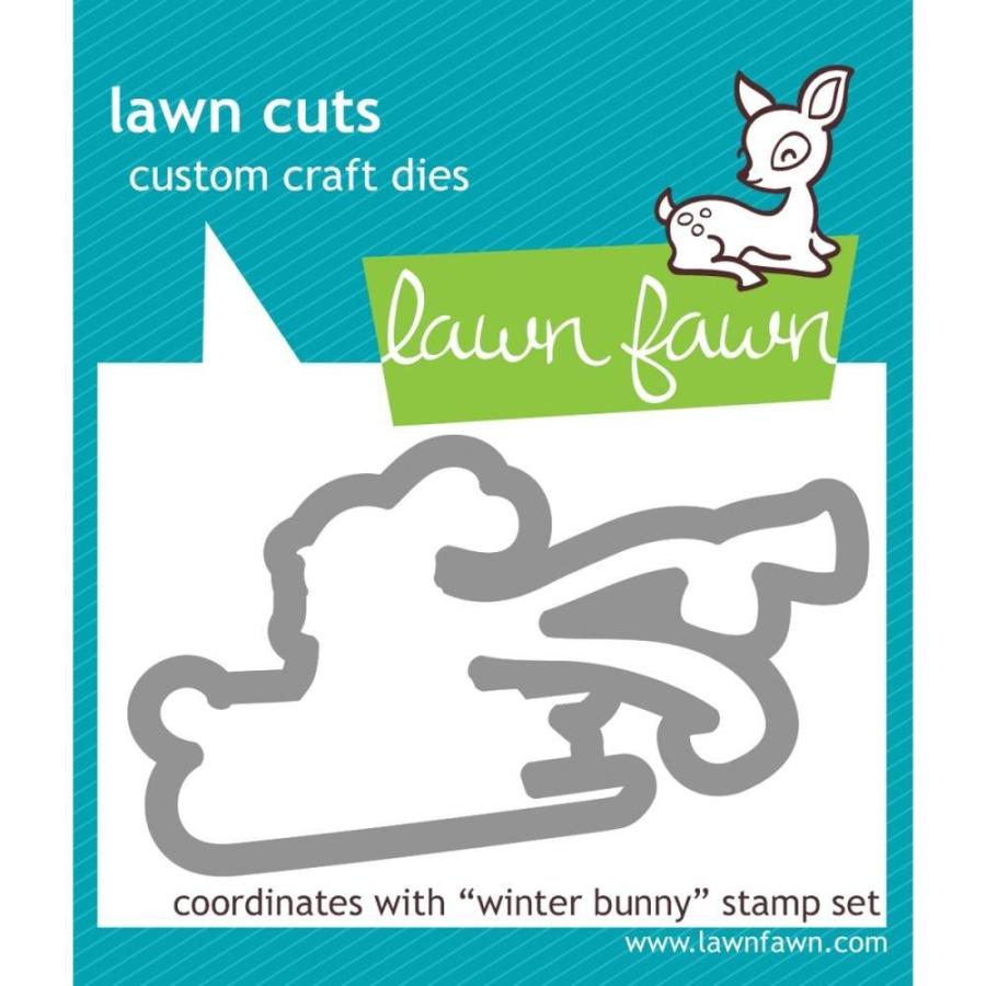 Lawn Fawn  Winter Bunny  クリアスタンプダイセット