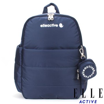 【ELLE Active】蓬蓬雲朵系列-後背包-星夜藍