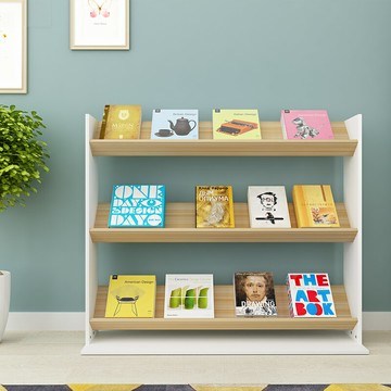 雜誌架 落地置物架 簡易書報置物架報刊架兒童繪本架雜志架資料架落地宣傳展示架立式【CM24360】