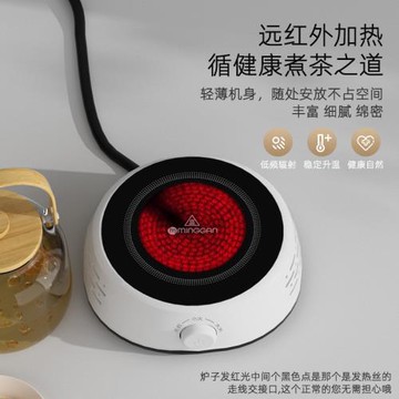 家用電磁爐電陶爐迷你煮茶爐 110v220燒水鑄鐵小型煮茶器戶外