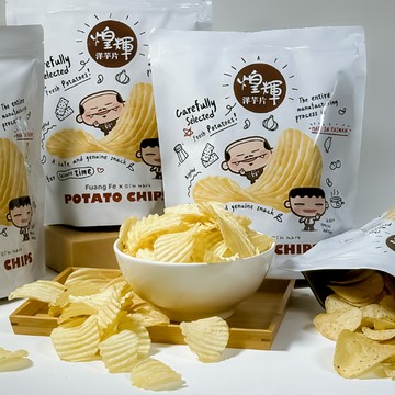 【我是馬克X煌輝洋芋片】台灣契作馬鈴薯洋芋片180g-招牌香蒜