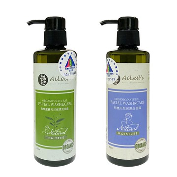 【AiLeiYi】蘆薈保濕洗面露-薰衣草/茶樹-250ml(2瓶/組)