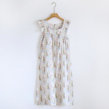 竹纖維睡裙家居服胸墊款吊帶睡裙夏季薄款舒適透氣可外穿休閑睡裙