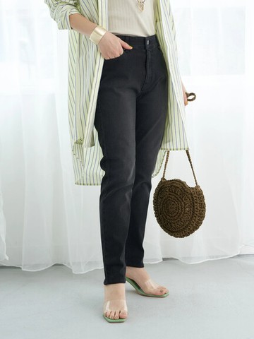 基本款定番合身牛仔褲(1H21L0F0640) - earth music&ecology