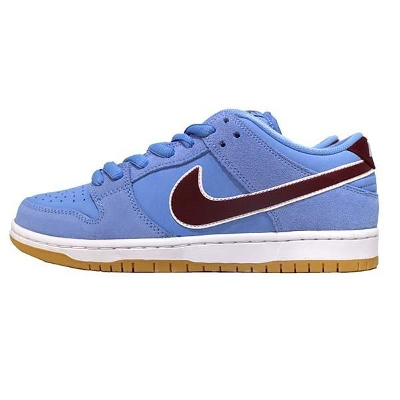 NIKE SB Dunk Low Valour Blue Team Maroon ダンクロー スニーカー スカイブルー サイズ：26．5cm (青山  | LINEショッピング