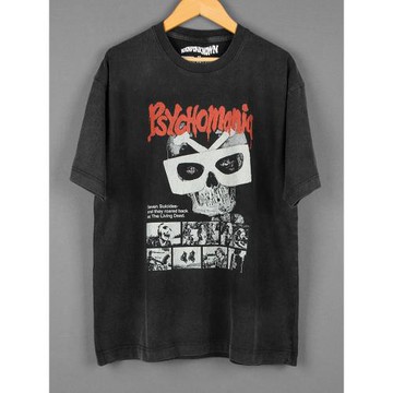 Bad Taste壞品味Psychomania死亡飛車狂躁癥電影Cult水洗短袖T恤