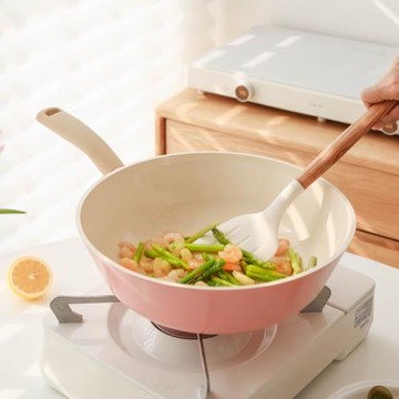 Neoflam陶瓷不粘鍋炒鍋家用燃氣灶煤氣灶專用炒菜鍋韓國鍋平底鍋