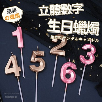立體數字蠟燭 立體蠟燭 台灣出貨 免運 無煙蠟燭 數字蠟燭 問號蠟燭 生日蠟燭 求婚蠟燭 慶生用品 蠟燭卡片【HW40】