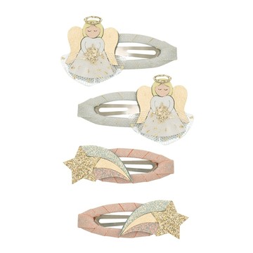 英國Mimi & Lula_AW25_Xmas聖誕小天使星星滴答夾4入