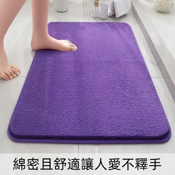 【⚡精選優品】進門防滑浴室腳踏墊 茸絨加厚吸水地墊 腳踏墊 珊瑚絨地毯 地墊 絨毛地墊 浴室吸水地墊 衛生間門口地墊