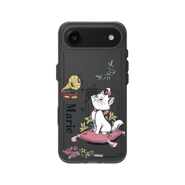 iPhone Air Clear (相機按鈕) 酷墨灰 - 迪士尼-經典系列 Disney Classics - 貓兒歷險記 - 瑪麗貓與留聲機