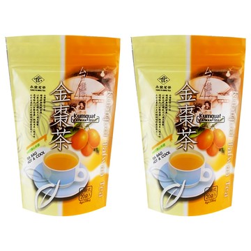 永發茗茶 金棗茶 台灣產 七十年傳統溫火煉製  4g  20包  2袋