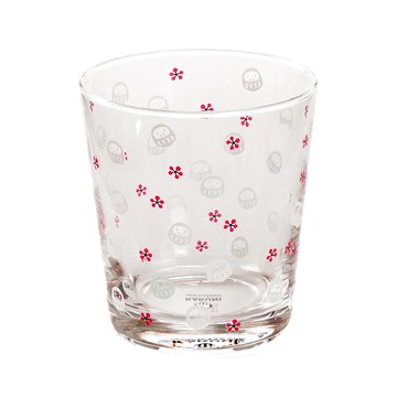 KAKUNI 招福開運 變色玻璃杯 300mL 日本製造  達摩  1個
