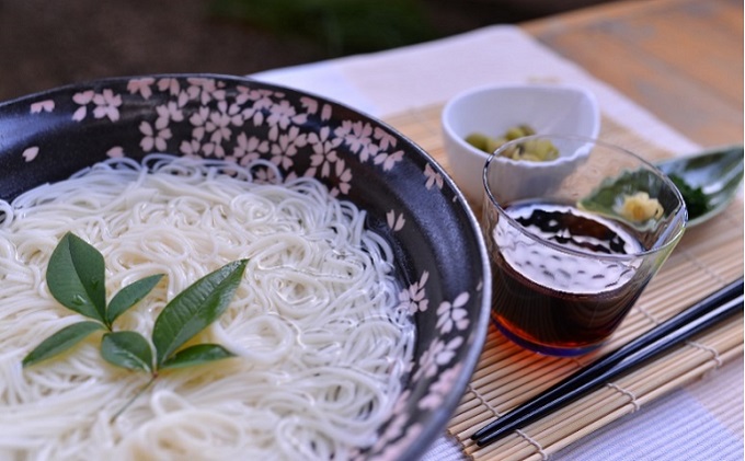 加賀の丸芋いり小豆島手延べ素麺 1.1kg 約15人前