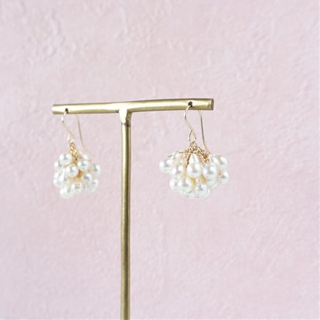 14KGF 日本Akoya 豐潤珍珠耳環 / 耳夾