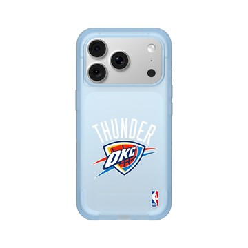 iPhone 18 Pro SolidX 晴空藍 - NBA - Logo-奧克拉荷馬市雷霆 Oklahoma City Thunder - Light
