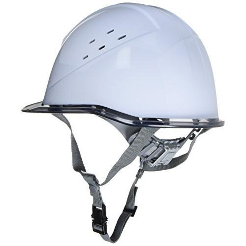 週間売れ筋 まとめ ミドリ安全 PC製ヘルメット 高通気タイプ 透明バイザー SC-13PCLVRA-KP-W BL ホワイト 1個