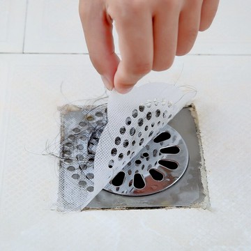 一次性地漏過濾紙衛生間毛發頭發過濾網浴室攔發網下水道過濾網