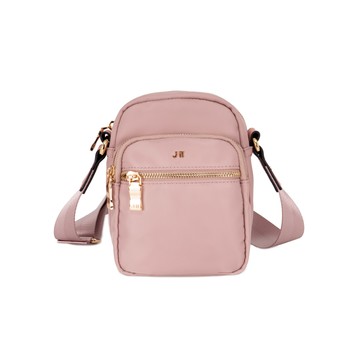 J II 斜背包 亞斯多隔層尼龍斜背包-乾燥粉-8112-7