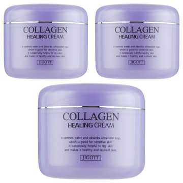 JIGOTT 膠原蛋白保濕霜 100ml 3個 滋潤修護乾燥肌膚