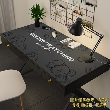 潮牌高級輕奢暴力熊  pvc皮革輕奢潮流桌布防水防油   學生寫字書桌墊潮牌 高級輕奢  暴力熊pvc皮革 輕奢潮流00