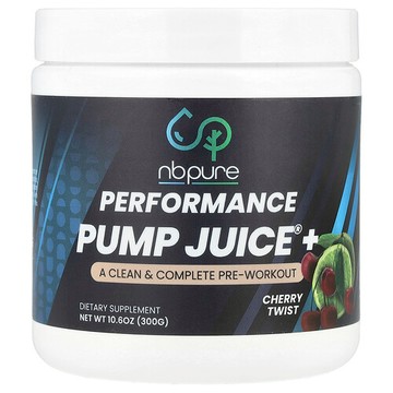 NB Pure, 表現提升 Pump Juice+®，櫻桃長條型軟糖，10.6 盎司（300 克）