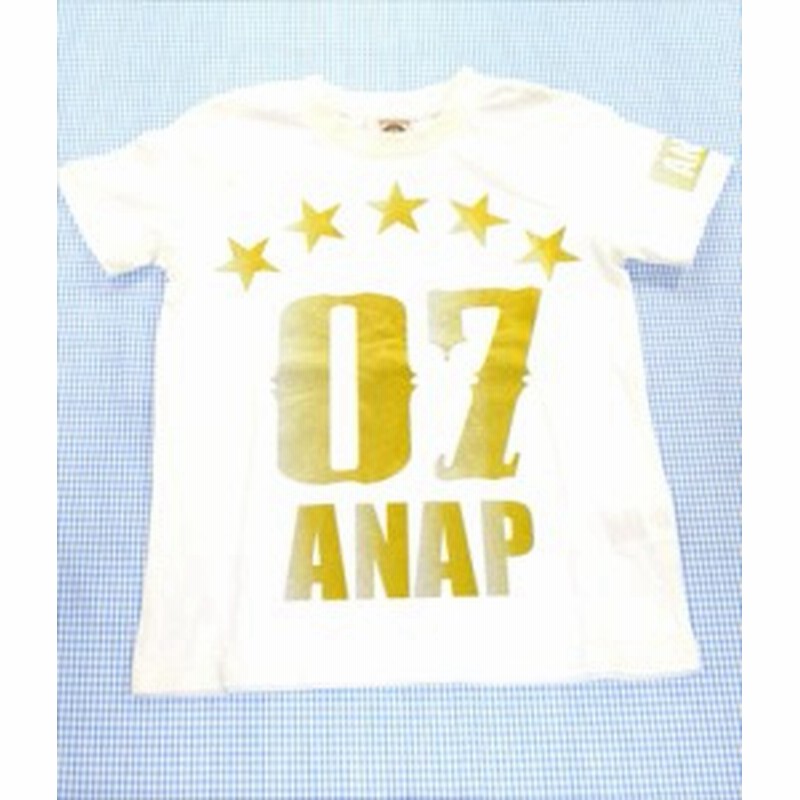 アナップ Anap 半袖tシャツ 120cm 白系 女の子 トップス キッズ 子供服