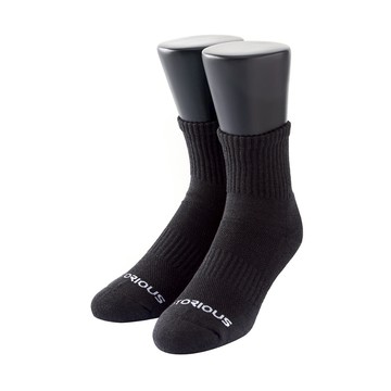 【Notorious】惡名昭彰．銀纖維1/2機能氣墊襪 機能襪 襪子 台灣製造 館長｜官方正品