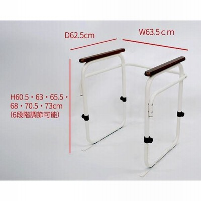 スタンバー 置くだけ手すり ミライズ 介護 185cm×73cm×17cm スタンバー