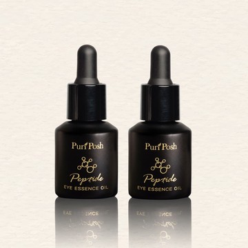 PP晶肽亮眼精華油 2入組 - 專利複合胜肽 眼周暗沈細紋 全臉可用