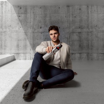 Knirps®德國紅點傘｜T.200 自動開收傘-Melange Grey