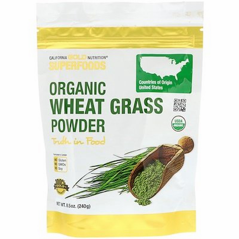 Superfoods スーパーフード オーガニック小麦若葉パウダー 8 5 Oz 240 G 通販 Lineポイント最大1 0 Get Lineショッピング