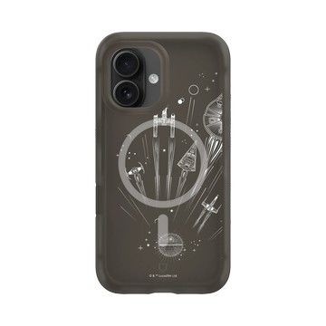 iPhone 16 AirX 本質黑 - 迪士尼-星際大戰 Star Wars - POP全載具1-白