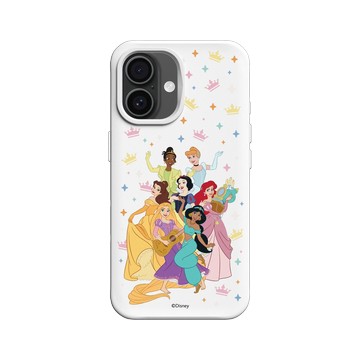 iPhone 16 SolidX 白 - 迪士尼-公主系列 Disney Princess - 迪士尼公主 - 公主角色集合